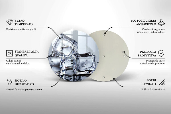 Tábua para cozinha Cubos de gelo