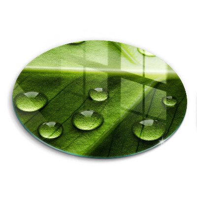 Tábua de cortar alimentos Orvalho e folha da natureza