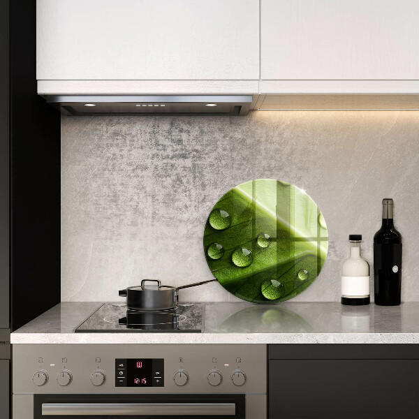 Tábua de cortar alimentos Orvalho e folha da natureza