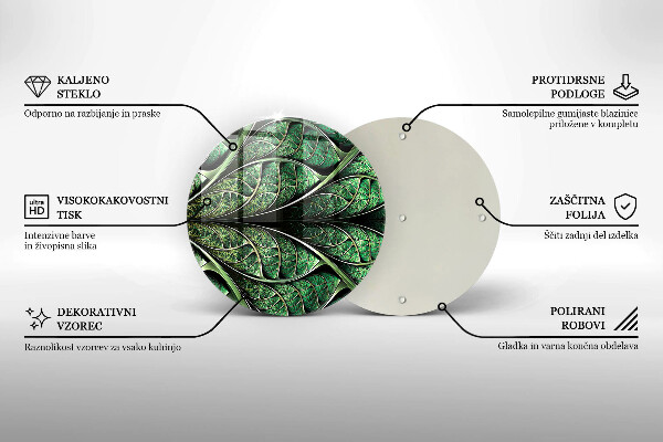 Tábua de cortar alimentos Estrutura das nervuras das folhas