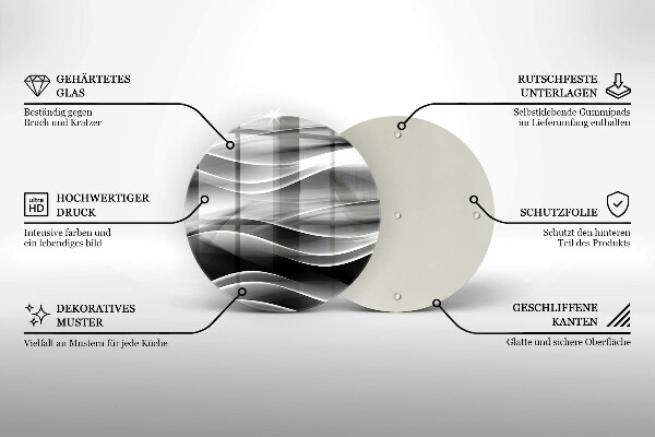 Tábua corte Linhas de fumaça abstratas
