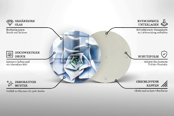 Tábua para corte planta de flor