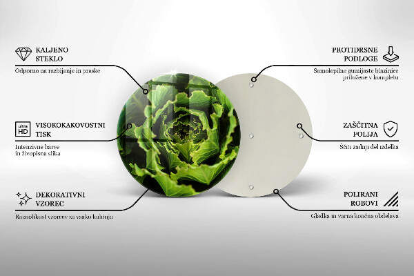 Tábua cozinha Comer folhas de alface