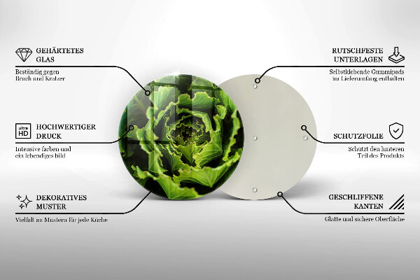 Tábua cozinha Comer folhas de alface