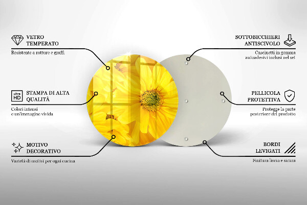 Tábua cozinha Pétalas de flores
