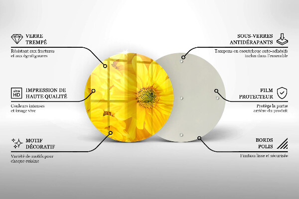 Tábua cozinha Pétalas de flores