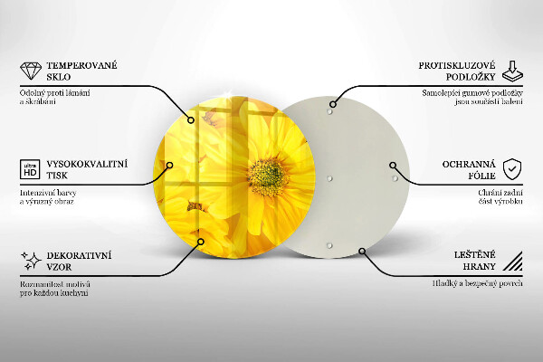 Tábua cozinha Pétalas de flores