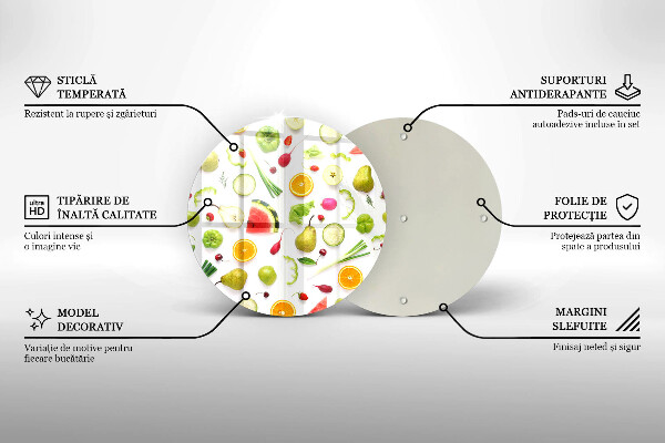 Tábua para corte Padrão de frutas e vegetais
