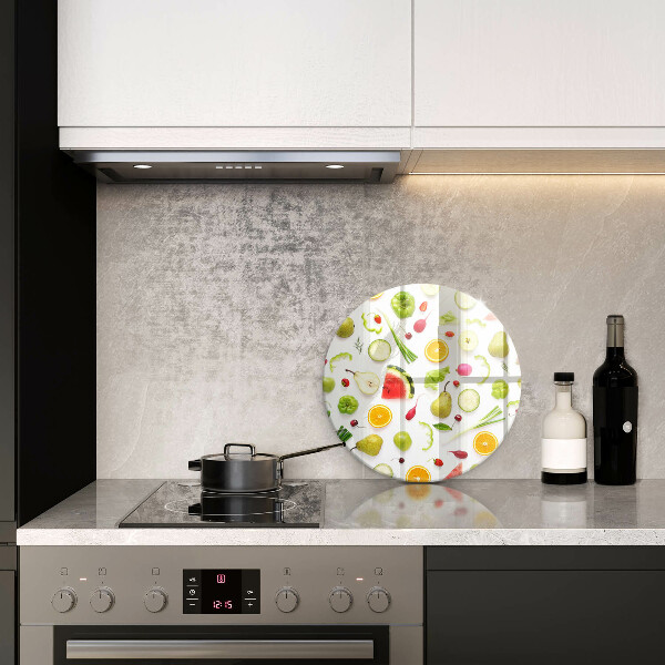 Tábua para corte Padrão de frutas e vegetais