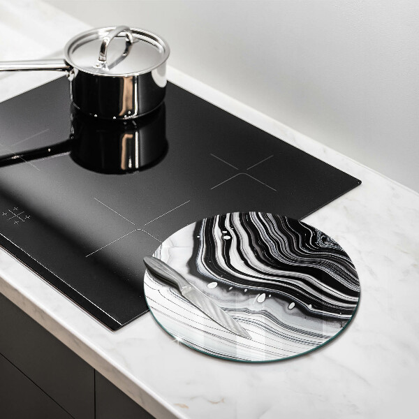 Tábua de vidro Abstração de tinta