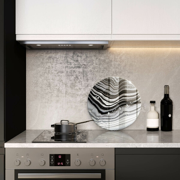 Tábua de vidro Abstração de tinta