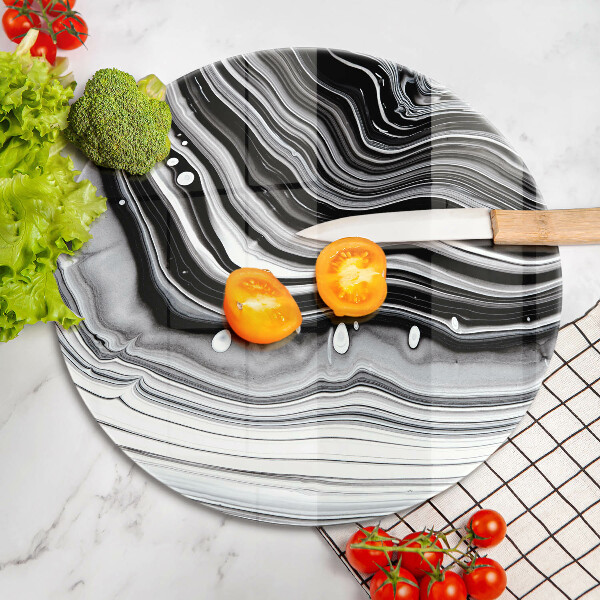 Tábua de vidro Abstração de tinta