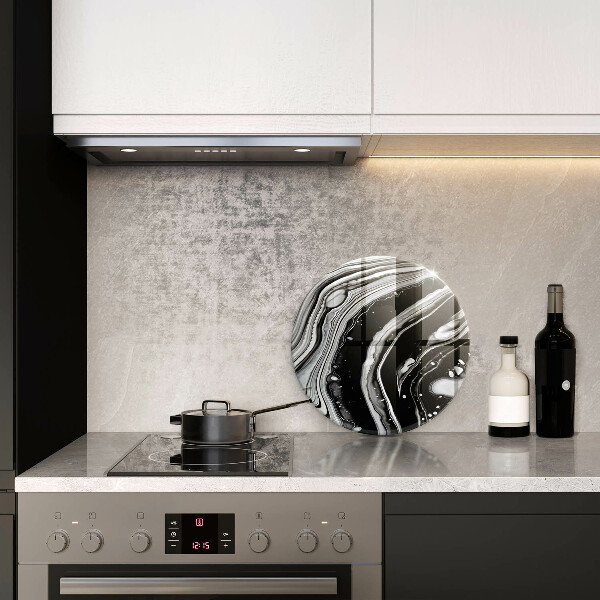 Tábua de cortar de vidro Abstração de tinta