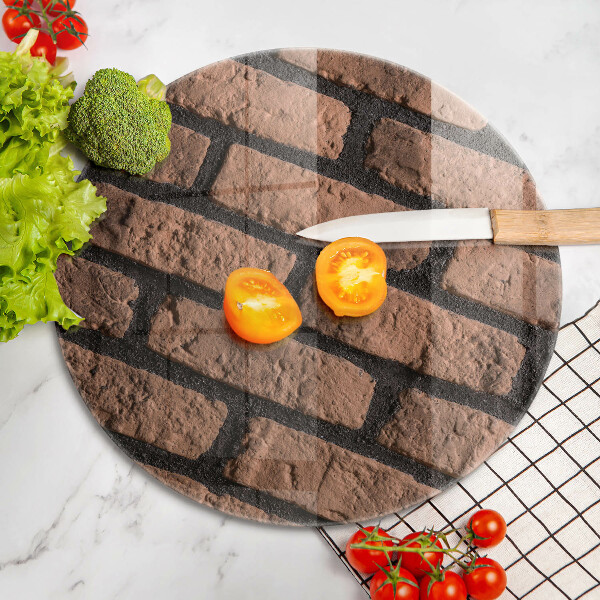 Tábua de cortar alimentos Parede de tijolos