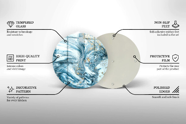 Tábua para corte Estrutura com ouro