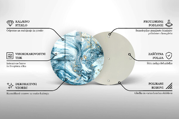 Tábua para corte Estrutura com ouro