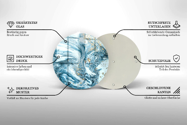 Tábua para corte Estrutura com ouro