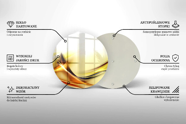 Tábua de cortar Linhas abstratas de luz