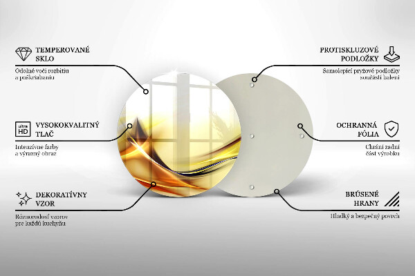 Tábua de cortar Linhas abstratas de luz