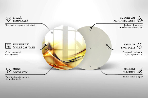 Tábua de cortar Linhas abstratas de luz