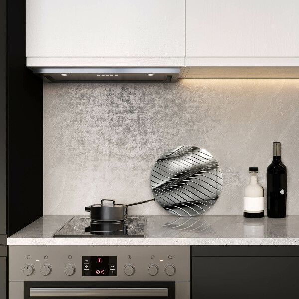 Tábua de cortar de vidro Estrutura metálica 3D