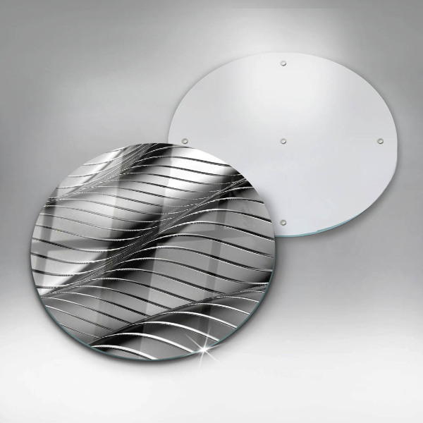 Tábua de cortar de vidro Estrutura metálica 3D