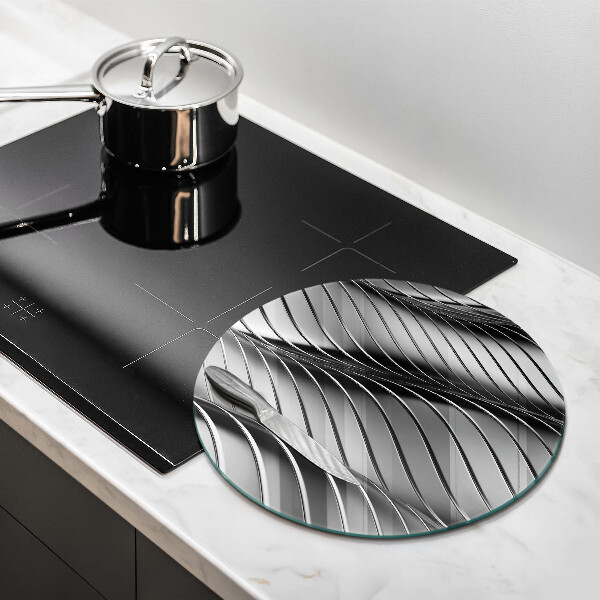 Tábua de cortar de vidro Estrutura metálica 3D