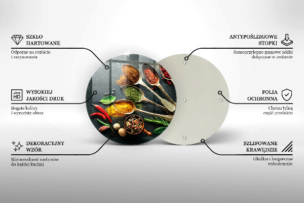 Tábua de cortar Colheres de tempero de cozinha