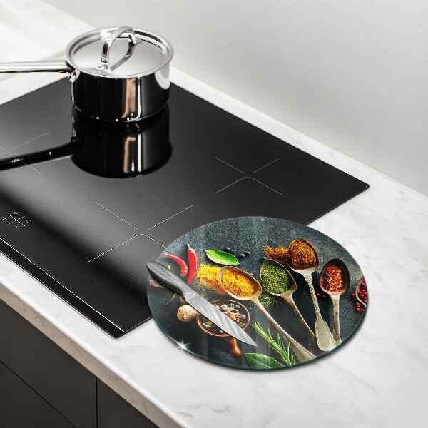 Tábua de cortar Colheres de tempero de cozinha