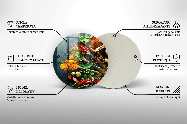 Tábua cozinha Colheres de tempero de cozinha