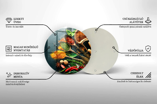 Tábua cozinha Colheres de tempero de cozinha