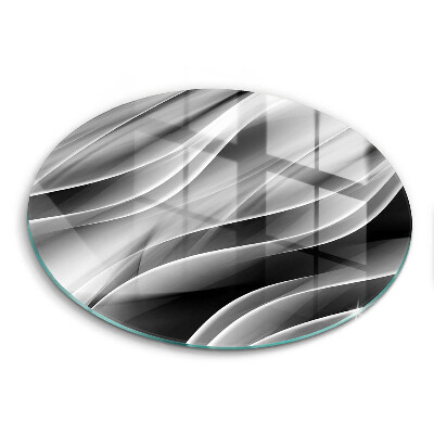 Tábua corte Linhas suaves de abstração