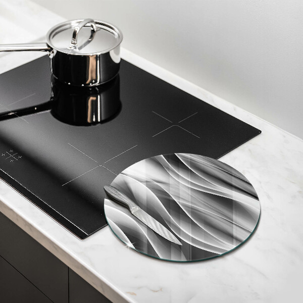 Tábua corte Linhas suaves de abstração