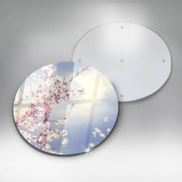 Tábua de cortar de vidro Árvore florida