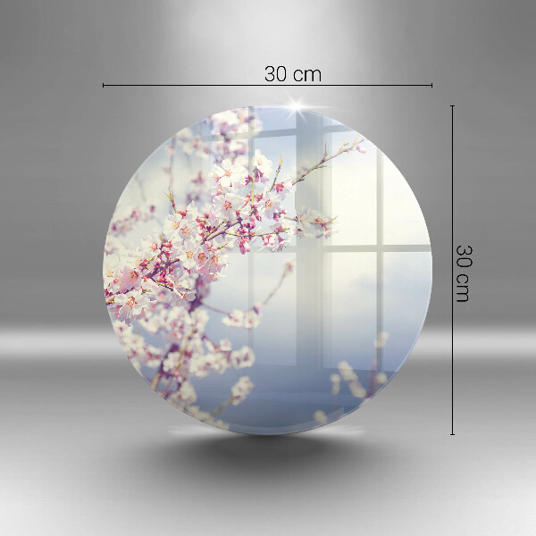 Tábua de cortar de vidro Árvore florida