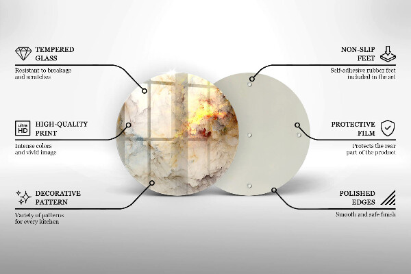 Tábua cozinha Textura de mármore com ouro