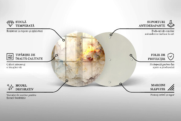 Tábua cozinha Textura de mármore com ouro