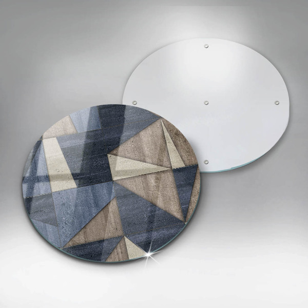 Tábua de cortar de vidro Abstração geométrica