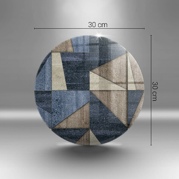 Tábua de cortar de vidro Abstração geométrica