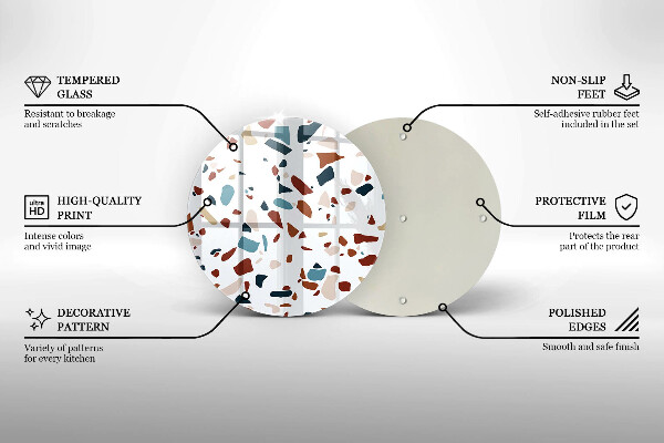 Tábua para cozinha Pedra decorativa