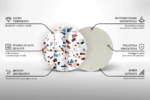 Tábua para cozinha Pedra decorativa