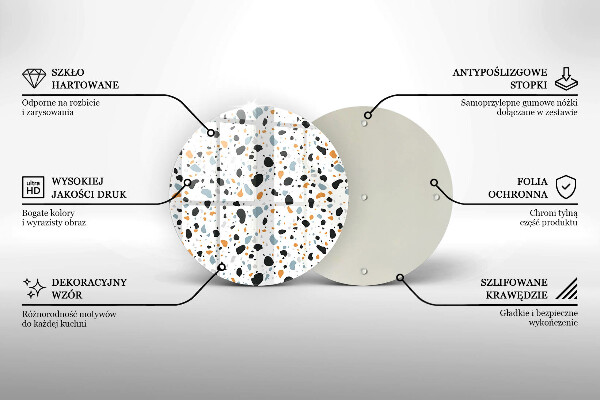 Tábua para corte Grés decorativo