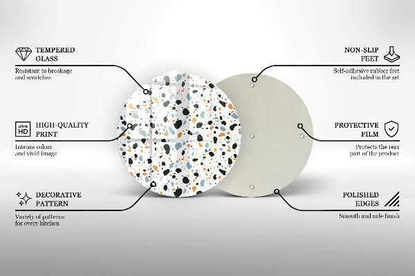 Tábua para corte Grés decorativo