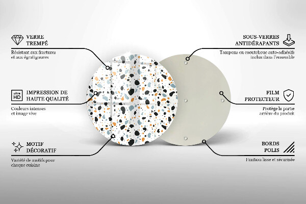 Tábua para corte Grés decorativo