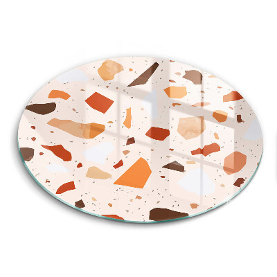 Tábua de cortar de vidro Grés decorativo