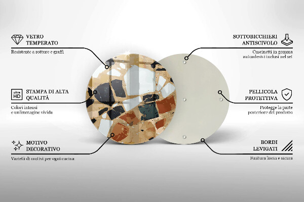 Tábua cozinha Lajes de pedra decorativas