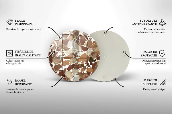 Tábua para cozinha Pontos decorativos de pedra