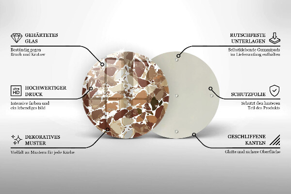 Tábua para cozinha Pontos decorativos de pedra