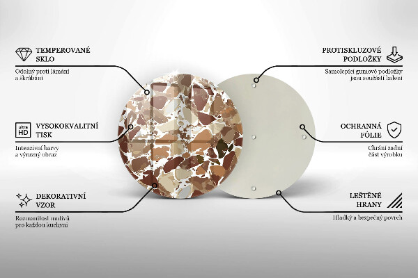 Tábua para cozinha Pontos decorativos de pedra