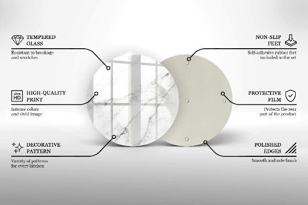 Tábua cozinha Textura de mármore elegante